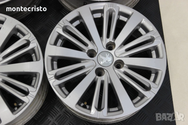 Алуминиеви джанти Peugeot 208 (2012-2019г.) 16 цола / 4x108 65.1 Пежо 208 / 9808137577, снимка 9 - Гуми и джанти - 53933561