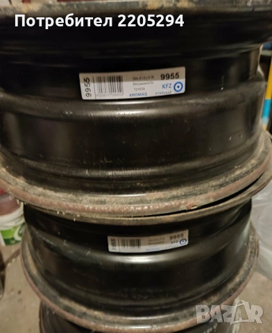 Продавам Железни Джанти 16 за Тойота Авенсис, снимка 3 - Гуми и джанти - 53911027