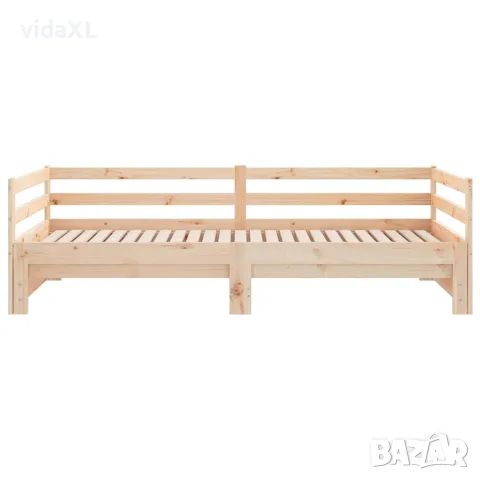 vidaXL Разтегателно дневно легло, без матрак, 80x200 см, снимка 6 - Спални и легла - 56147929