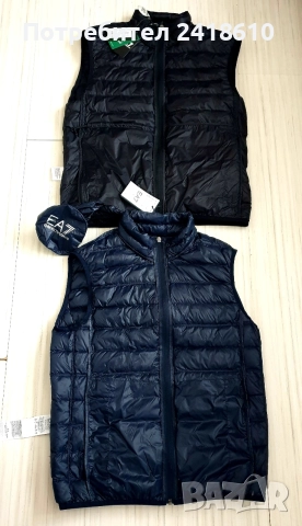 Emporio Armani EA7 Down Vest Mens Size M 2бр НОВО!  ОРИГИНАЛ Мъжки Пухени Елеци!, снимка 18 - Якета - 55650347