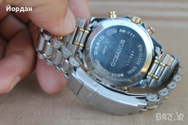 Мъжки часовник ''Casio Oceanus AW 711'', снимка 7 - Мъжки - 51264854
