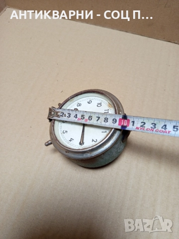 Стар Чешки Часовник Будилник. , снимка 7 - Антикварни и старинни предмети - 52381597