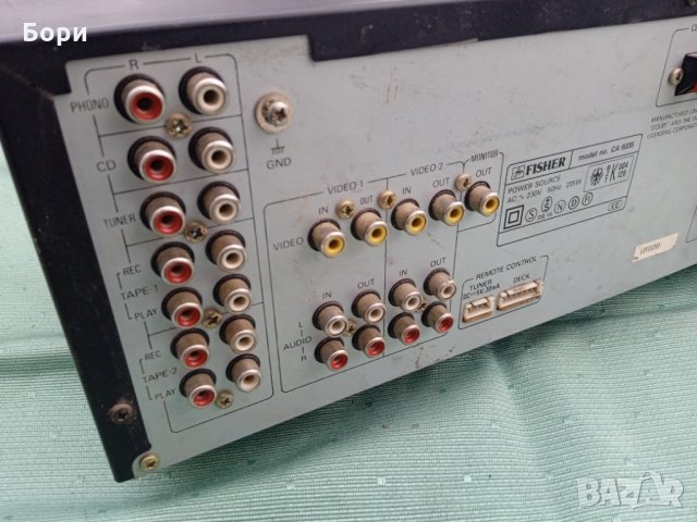 FISHER CA-9335 Транзисторен Усилвател, снимка 11 - Ресийвъри, усилватели, смесителни пултове - 35384042
