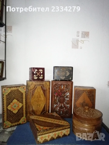 Стари кутии аксесуари за бижута, козметикапари и други предмети, снимка 2 - Антикварни и старинни предмети - 52788521