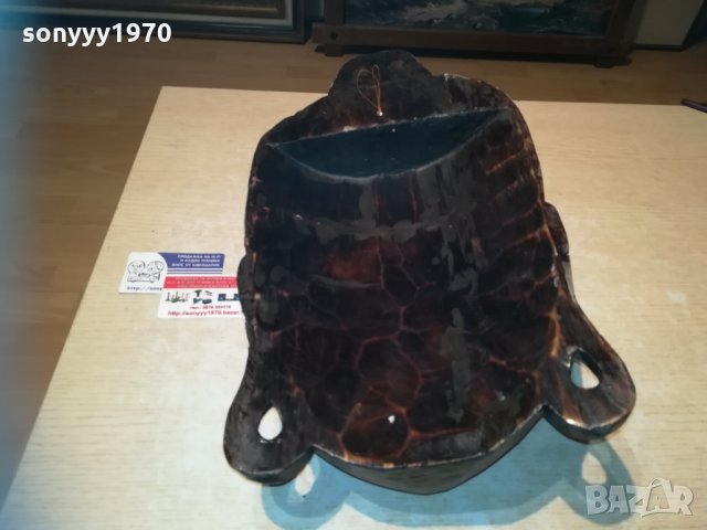 ГОЛЯМА маска стенна от дърво Буда декорирана 0311202206, снимка 18 - Колекции - 30664495