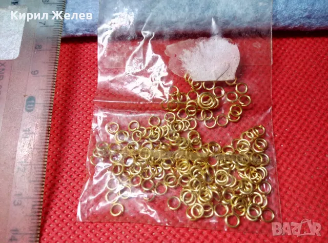 ПЛИКЧЕ с МНОГО ПОЗЛАТЕНИ от БЛАГОРОДНА СТОМАНА ХАЛКИЧКИ - МАТЕРИАЛ За ХЕНД - МЕЙД БИЖУТЕРИЯ 39755, снимка 2 - Други - 47316568
