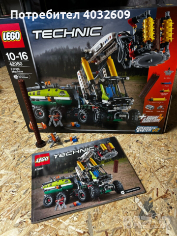 LEGO Technic Forest 2in1 pneumatic, Power Functions motor 1003 части, снимка 1