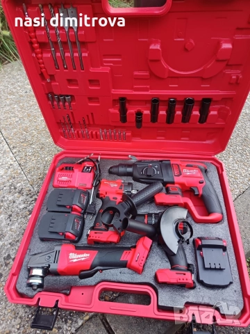 чисто нов комплект на Milwaukee 4в1 , снимка 5 - Винтоверти - 52718418