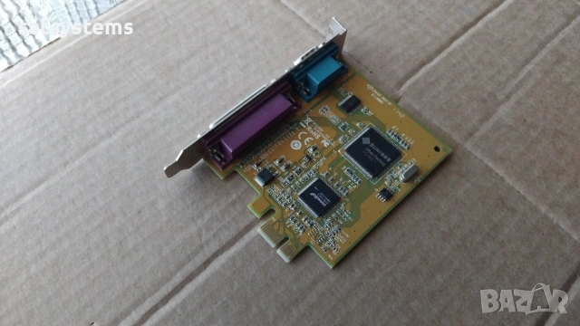 SUNIX MIO5469A Multi-I/O RS-232 Serial & Parallel PCI-Е Expansion Card, снимка 4 - Други - 53928570