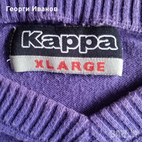 KAPPA L/XL ОРИГИНАЛНА блуза+ПОДАРЪК+фланела пуловер Капа top sweater pullover, снимка 4 - Блузи - 52289601