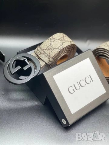 колани от естествена кожа в кутия gucci , снимка 4 - Колани - 51430944