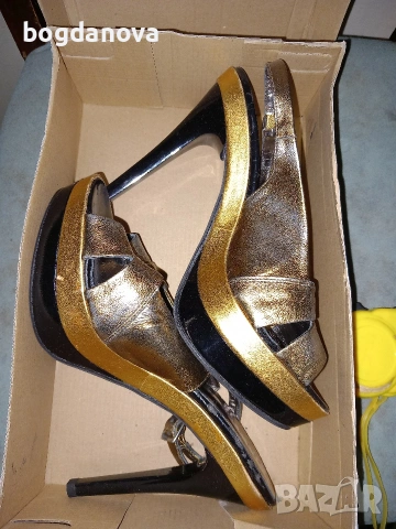 Чисто нови елегантни обувки от естествена кожа, 39 номер