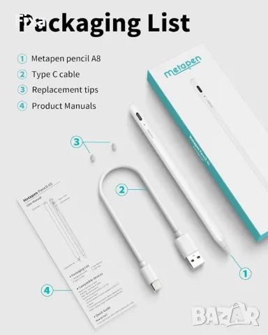 “MetaPen” A8, снимка 7 - Аксесоари за Apple - 48709301