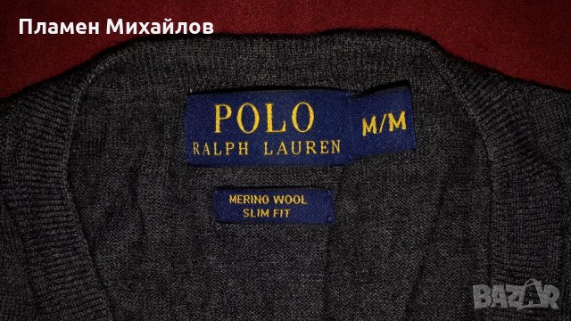 Ralph Lauren Polo-Ориг. Пуловер мерино, снимка 4 - Пуловери - 34026300