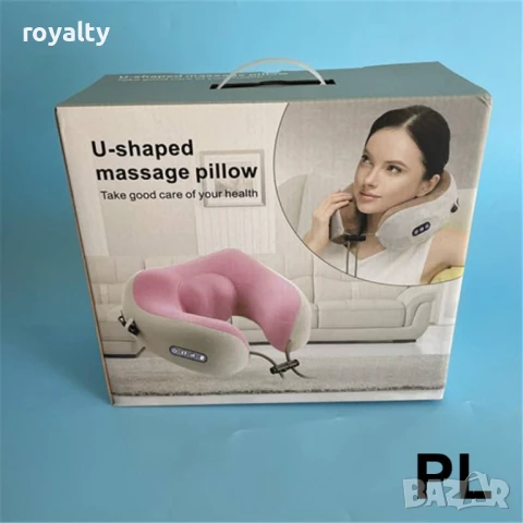 Масажна възглавница за врат с мемори пяна, снимка 2 - Други стоки за дома - 51222356