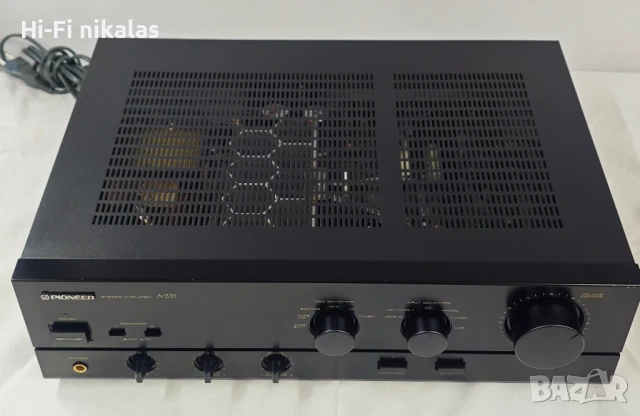 стерео усилвател PIONEER A-335, снимка 4 - Ресийвъри, усилватели, смесителни пултове - 50796675
