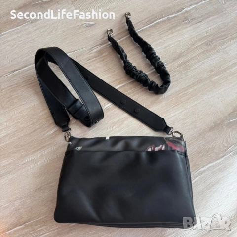 Дамска чанта Desigual с флорален принт, снимка 8 - Чанти - 52266511