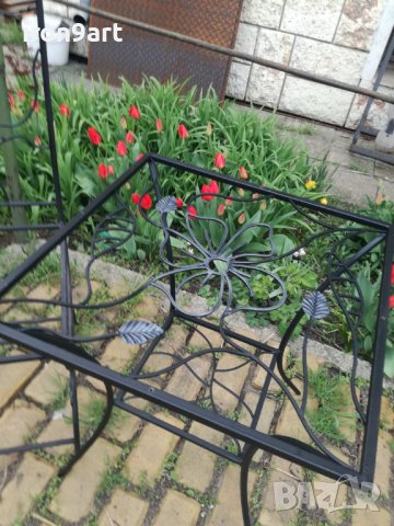 маси , пейки и столове от ковано желязо, снимка 2 - Други - 40346079