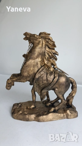 „Укротителя на коне“ , руска, метална статуетка , снимка 2 - Статуетки - 54358847