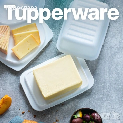Tupperware Чийзсмарт, съд за колбаси, кутия за масло , снимка 3 - Кутии за съхранение - 53057710