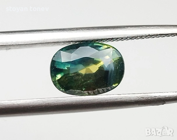 Рядък ненагряван многоцветен сапфир 1,41 карата! Сертификат!, снимка 4 - Други - 54197078