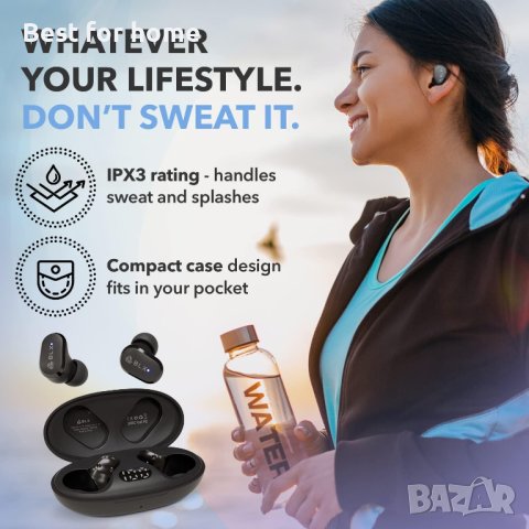 BLX G2 Wireless Earbuds,Bluetooth слушалки с калъф за зареждане,TWS двойни стерео за iPhone,Android, снимка 3 - Bluetooth слушалки - 42627107