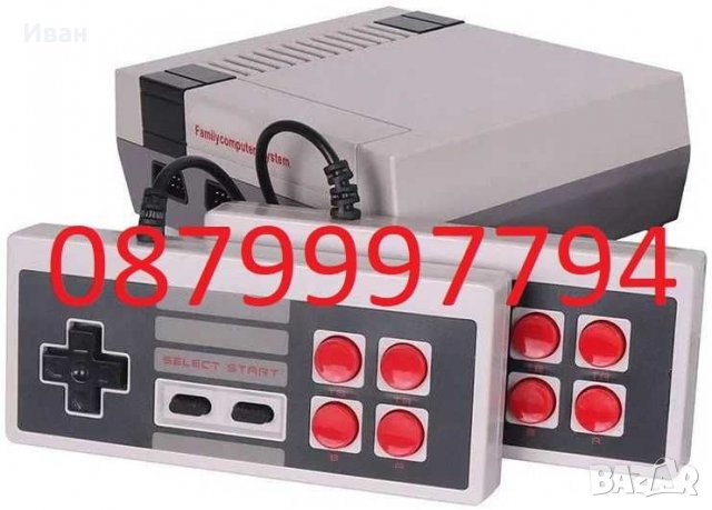 Ретро ТВ игра/конзола тип Nintendo +два Джойстика + 620 игри, нинтендо, снимка 2 - Nintendo конзоли - 29763658
