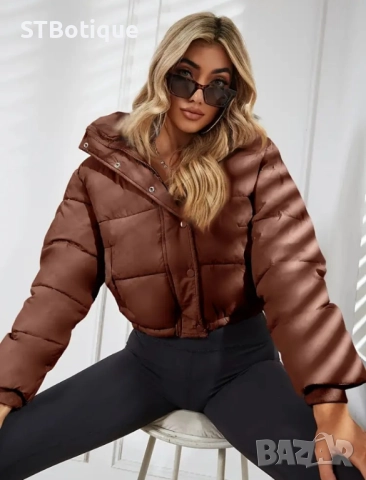 🔥 Дамско зимно яке с качулка, снимка 9 - Якета - 51935174