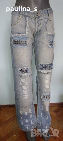 Дизайнерски дънки "Dolce & Gabbana"® 40EU / 30 - 31, снимка 1 - Дънки - 29633512