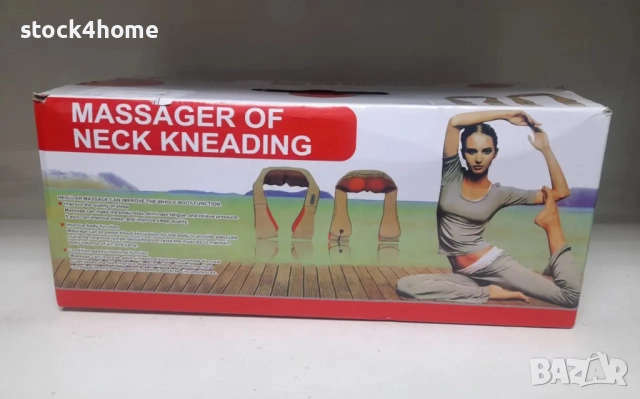 Шиацу Масажор с 6 бутона за врат и гръб, 12VDC, 220VAC, 24W, снимка 8 - Масажори - 52954808