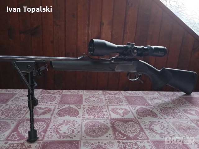 Иж18 оптика Nikko Stirling 2.5x10x50бърз монтаж на вая и супресор HQS Hunter , снимка 4 - Ловно оръжие - 53951672