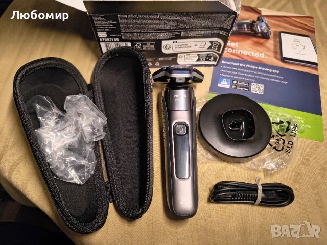 Електрическа самобръсначка за мокро и сухо бръснене Philips Series 7000,, снимка 4 - Електрически самобръсначки - 51849141