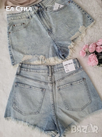 ⚜️Дамски къси дънки с камъчета  21 €, снимка 5 - Дънки - 53979275