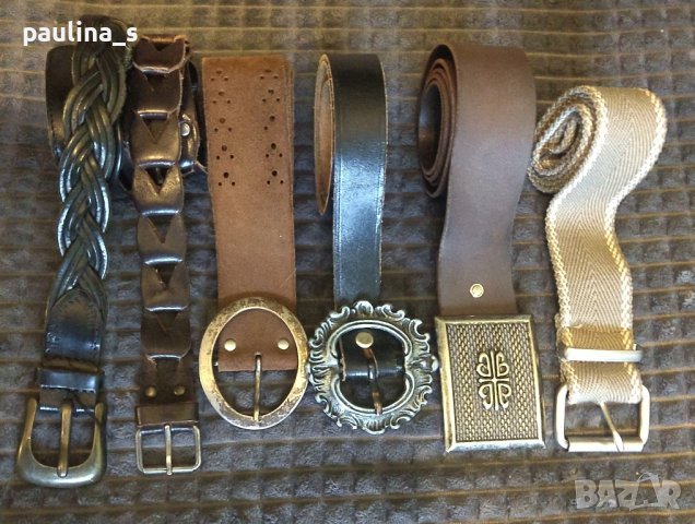 Маркови колани от естествена кожа / genuine leather belt, снимка 2 - Колани - 42847546