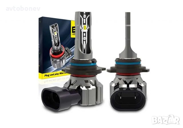 Качествени LED крушки Е2 - HB3/HB4(9005/9006) к-т/2бр/, снимка 2 - Аксесоари и консумативи - 38217942