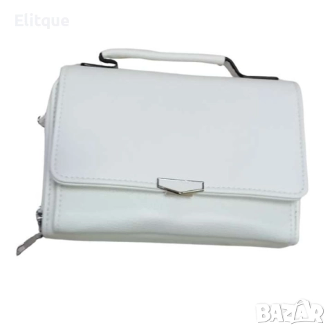 Стилна и компактна к. дамска чанта за през рамо с дълга дръжка., снимка 2 - Чанти - 52854006