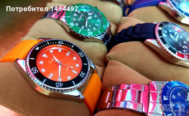 Бизнес часовник 3 цвята, снимка 12 - Мъжки - 48421205