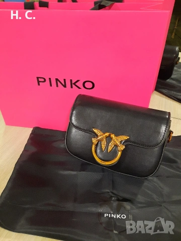 Оригинална дамска чанта PINKO, снимка 3 - Чанти - 54282970