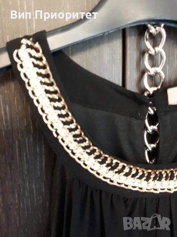 Черна рокля свободно падаща с фина създаваща комфортно усещане черна подплата, елегантна и удобна, снимка 7 - Рокли - 37416904