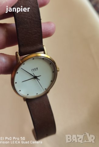 Часовник IVER . ПЕРФЕКТЕН, снимка 2 - Луксозни - 37967646