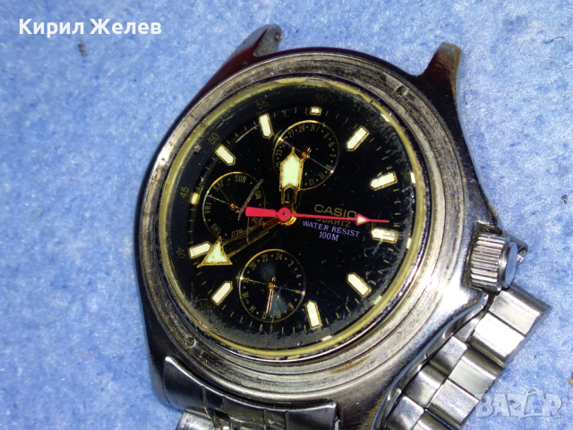 CASIO QUARTZ 1794 MTD-1015 JAPAN MOVT Оригинален ЧАСОВНИК КАСИО с ЧУДЕСНА НЕРЪЖДАЕМА ВЕРИЖКА 26465, снимка 16 - Мъжки - 44756609