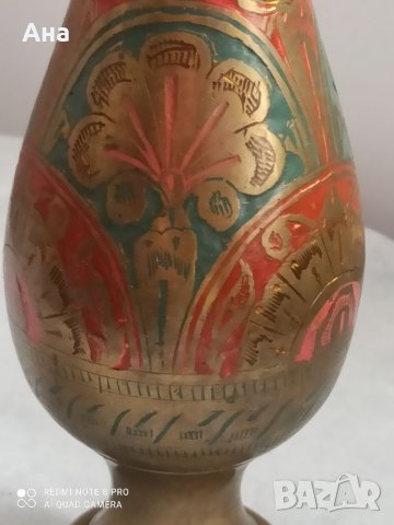 Красива бронзова ваза, снимка 7 - Вази - 39411230