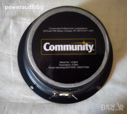 Американски среднотонови говорители Community 105654 - 2бр., снимка 3 - Тонколони - 52908177