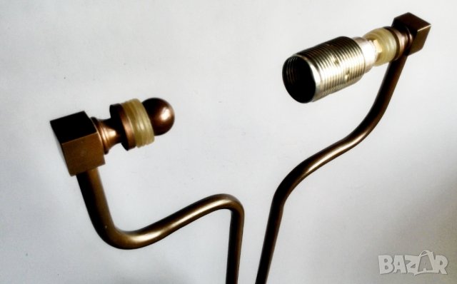 Стара настолна лампа-месинг., снимка 3 - Антикварни и старинни предмети - 37563263