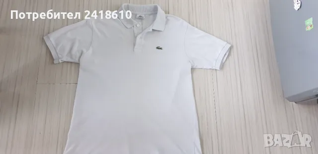 Lacoste Pique Cotton Classic Fit Mens Size 4 - M ОРИГИНАЛ! Мъжка Тениска!, снимка 10 - Тениски - 50338042