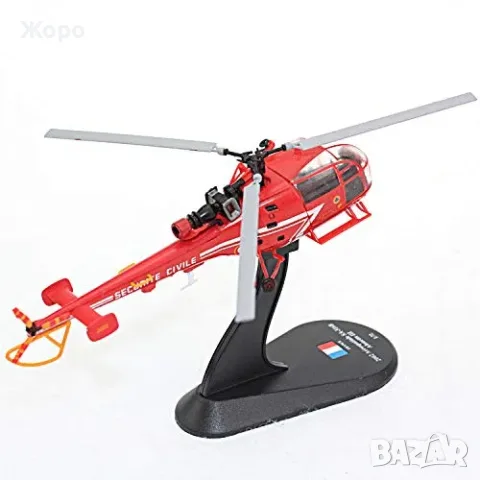 Amercom Helicopters-- ACHY29 Aerospatiale SA 316B Alouette III Diecas, снимка 3 - Колекции - 56244389