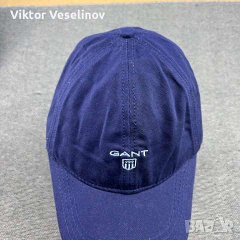 GANT USA Шапка с Козирка One Size Синя, снимка 3 - Шапки - 54294376