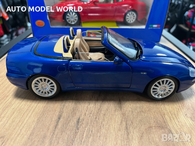 Чисто нова метална колекционерска количка MASERATI SPYDER 2000г.1:18, снимка 2 - Колекции - 51660117
