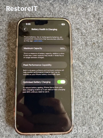 iPhone 13 128GB Black - 96% Battery, Перфектен, снимка 9 - Apple iPhone - 54354923
