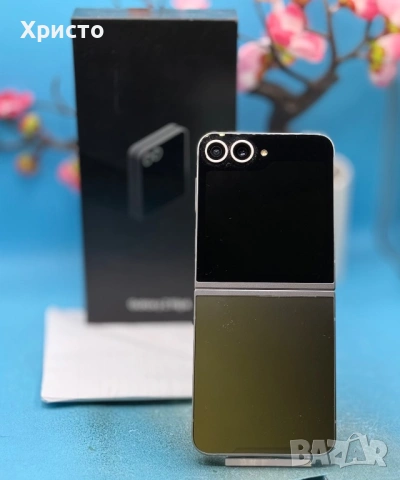 ГАРАНЦИОНЕН!!! Samsung Galaxy Z Flip6, 12GB RAM, 256GB, 5G, Silver Shadow , снимка 5 - Samsung - 53943803
